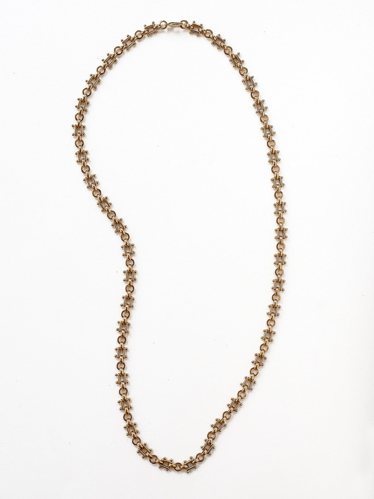 36 inch Brass Chain Necklace by Michelle Ross