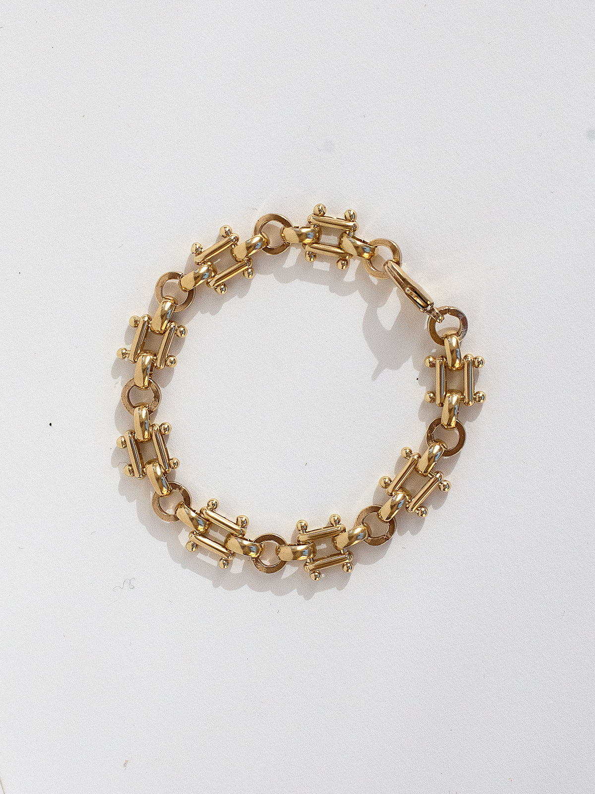 Watch Brass Chain Bracelet by Michelle Ross