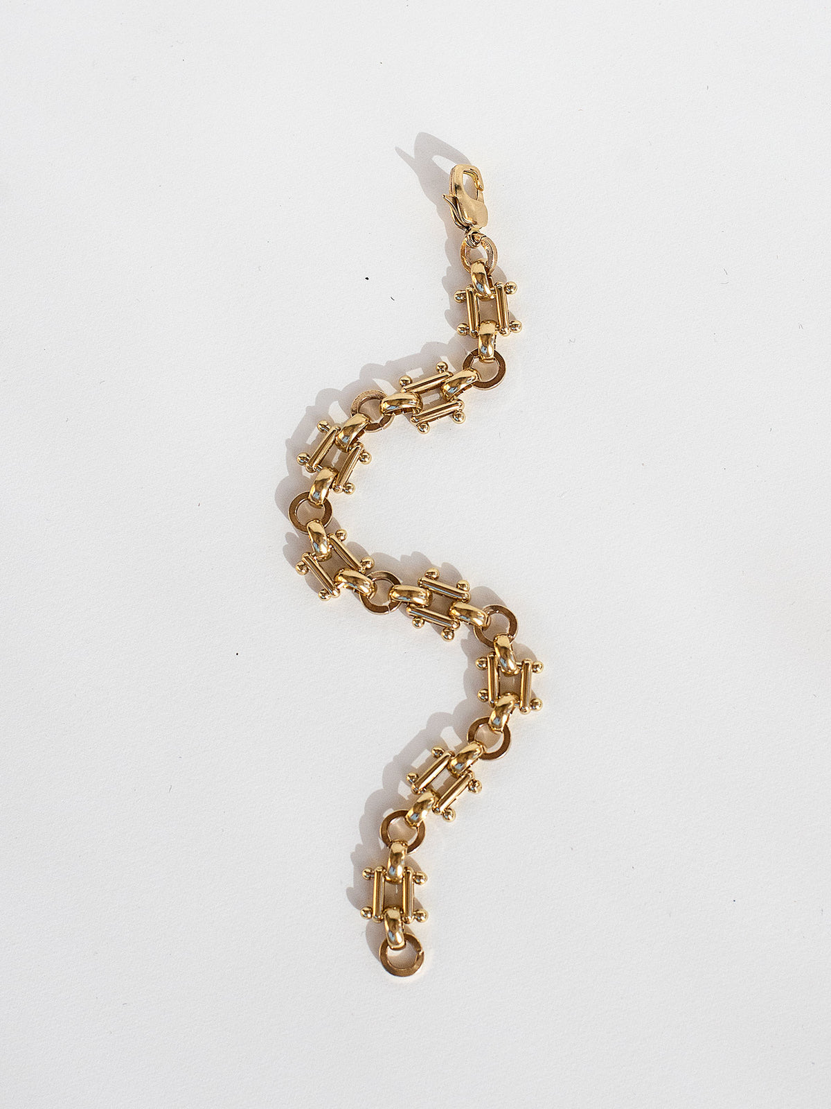 Watch Brass Chain Bracelet by Michelle Ross