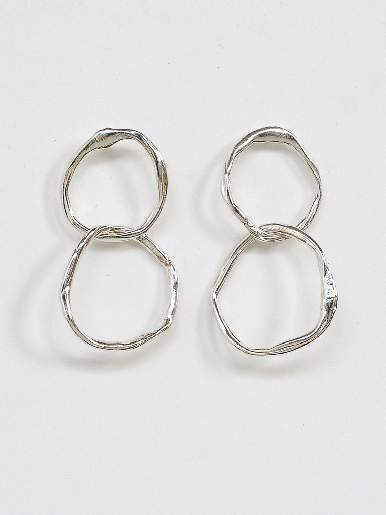 KYLE MEDIUM SMOOTH SILVER Michelle Ross Handcrafted